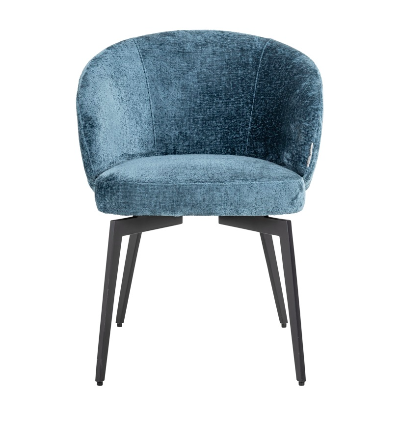 Stoel Amphara Blue Chenille - depauwwonen
