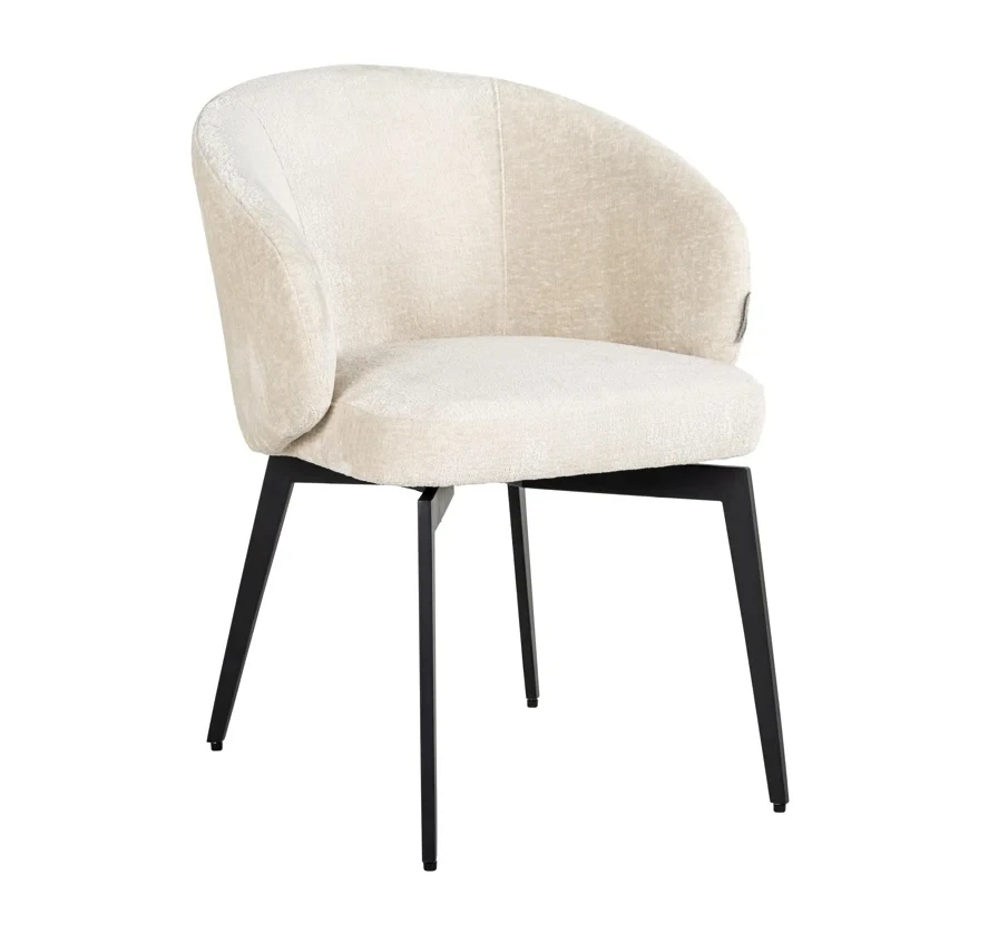 Stoel Amphara White Chenille by Richmond Interiors