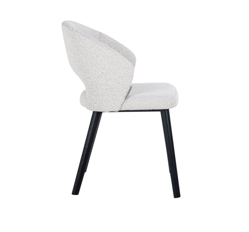 Stoel Savoy White Bouclé - depauwwonen