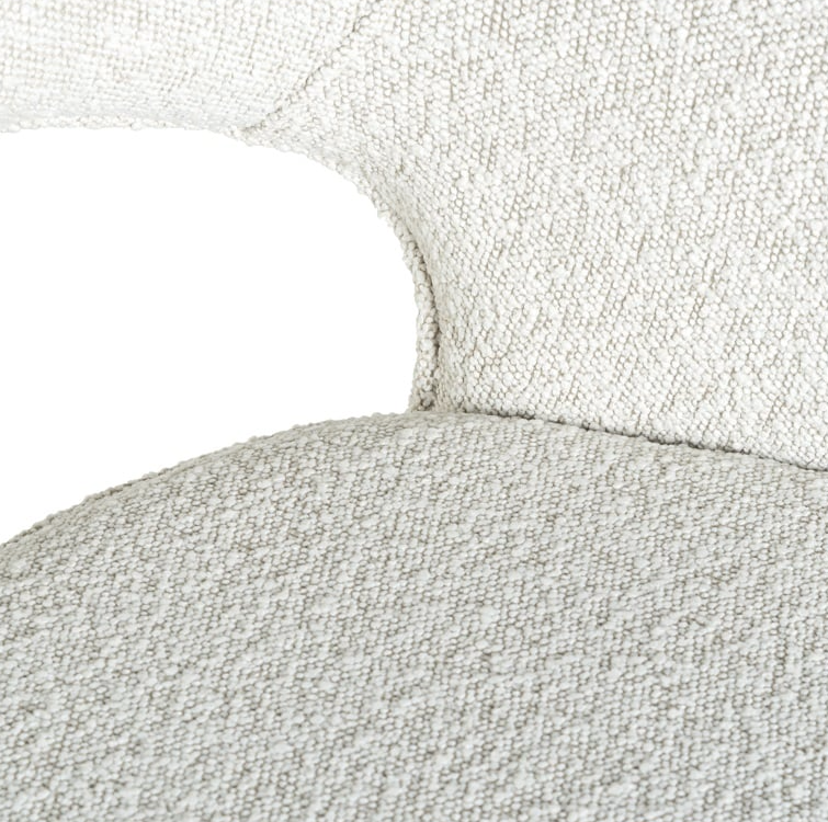 Stoel Savoy White Bouclé - depauwwonen