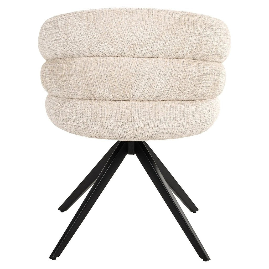 Stoel Serenity Beige - draaipoot by Richmond Interiors