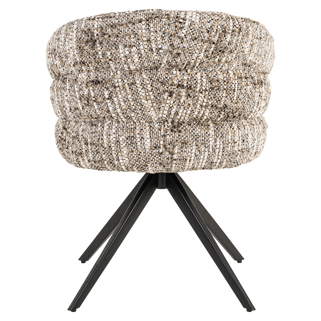 Stoel Serenity Brown Omara - draaipoot - verwacht 11/3 - depauwwonen