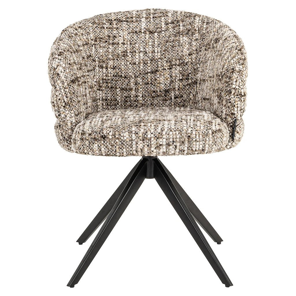 Stoel Serenity Brown Omara - draaipoot - verwacht 11/3 by Richmond Interiors