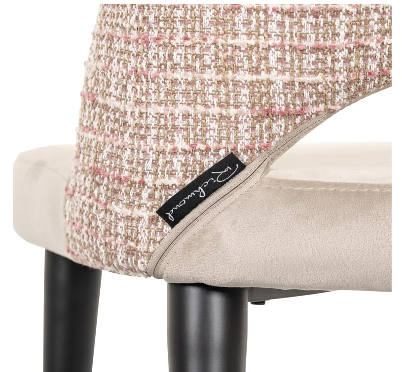 Stoel Tabitha Khaki/Rose - depauwwonen