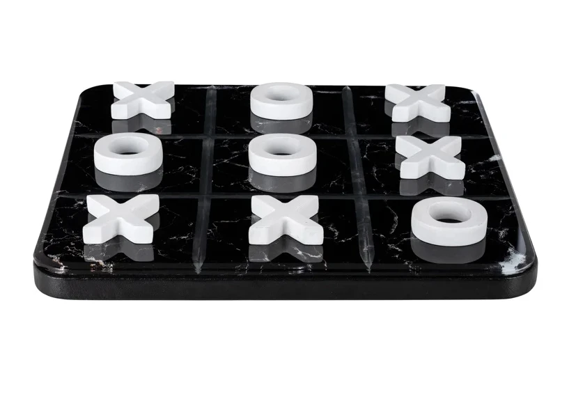 Tic tac toe Trixi - zwart / wit by Richmond Interiors