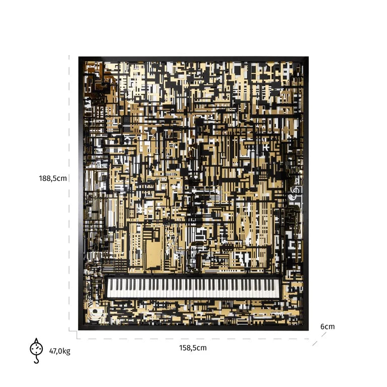 Wall art Piano Wibi - depauwwonen