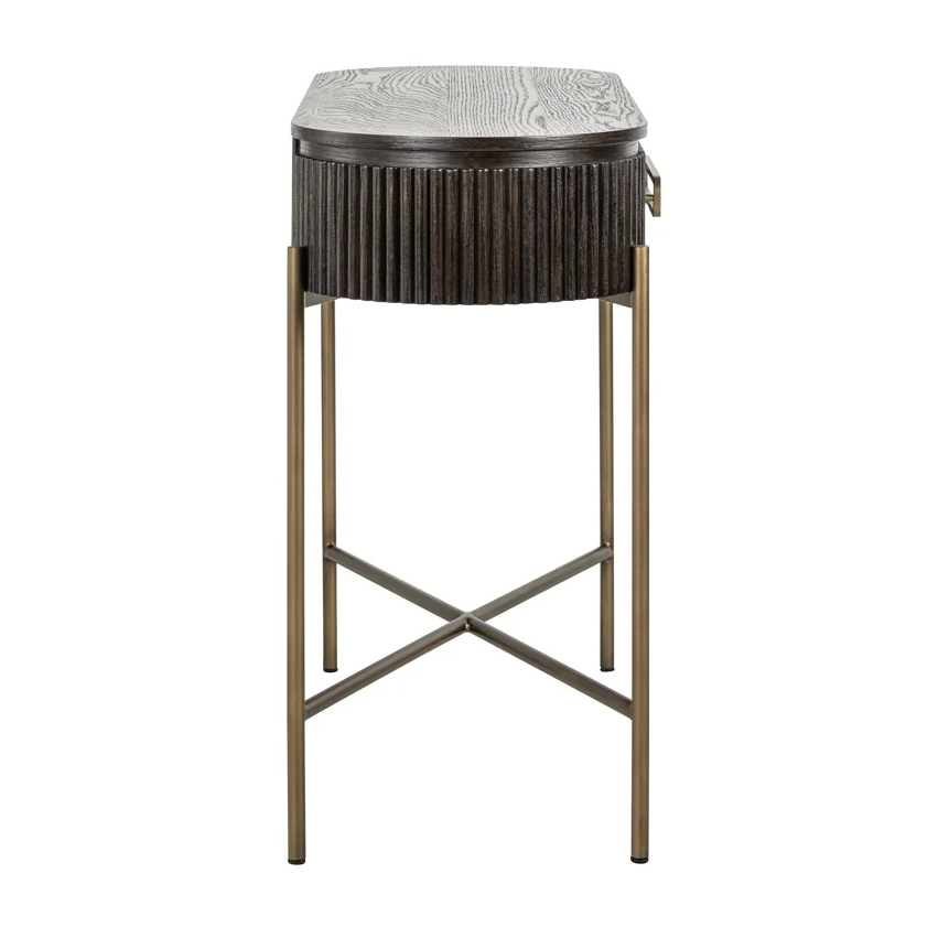 Wandtafel Luxor bruin - 1 lade - depauwwonen