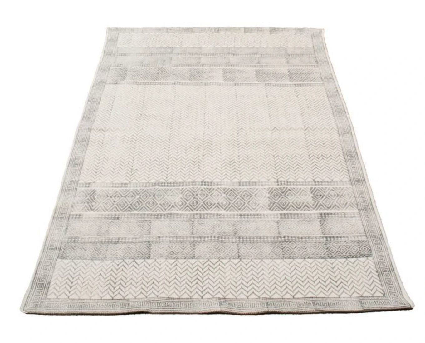 Vloerkleed Grafisch Print - grijs in 2 maten by Rocaflor