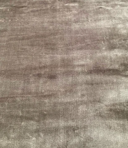 Vloerkleed Tencel rond laagpolig grijs bruin - in 4 maten by Rocaflor