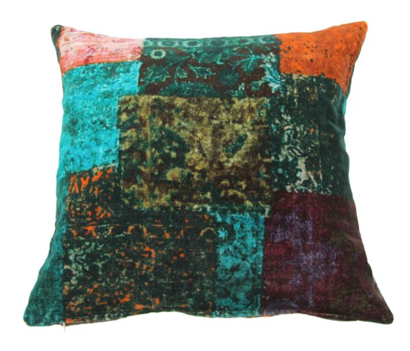 Kussen fluweel print 50x50cm in 2 kleuren. - depauwwonen