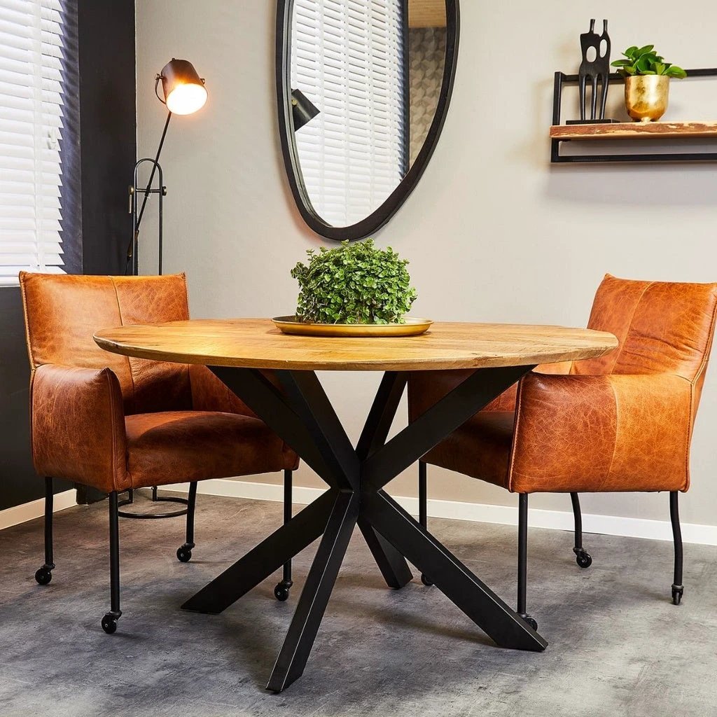 Eetkamertafel Arlington | Rond | 130 cm by Starfurn