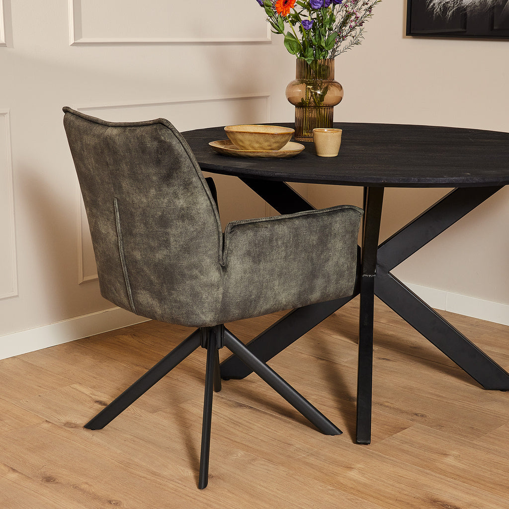 Eetkamerstoel Dani | Velvet Hunter Green - depauwwonen