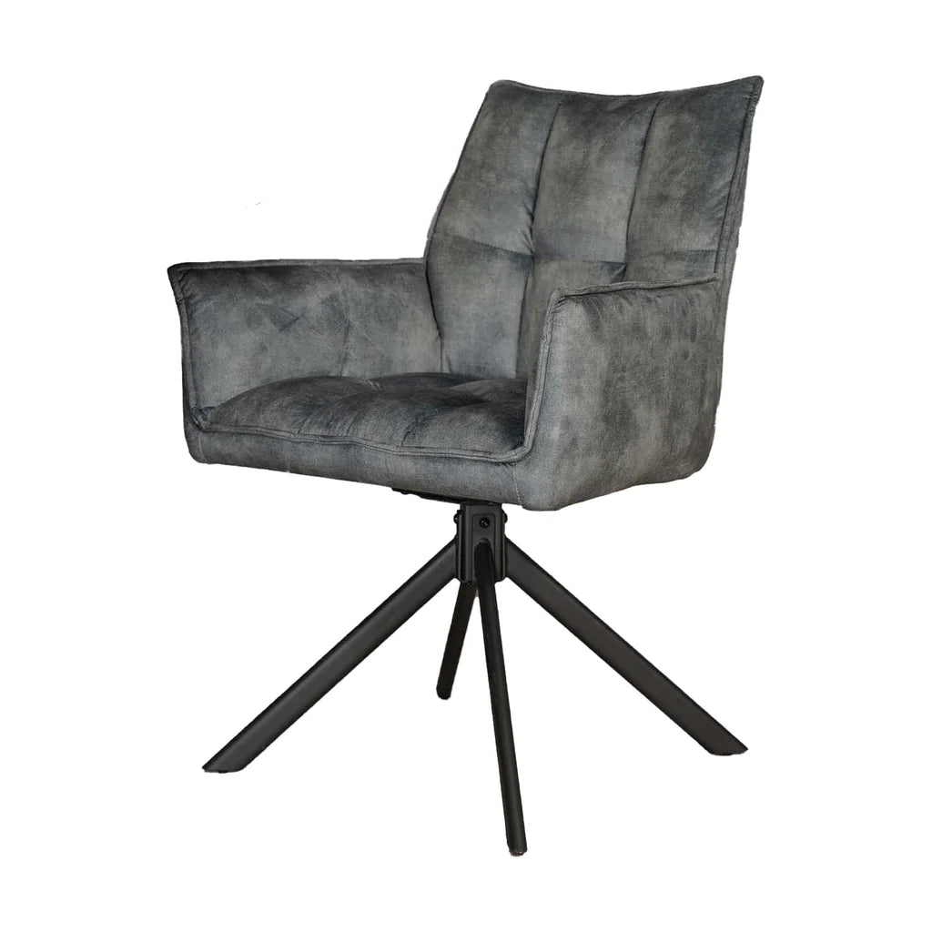 Eetkamerstoel Dani | Velvet Light Blue - depauwwonen