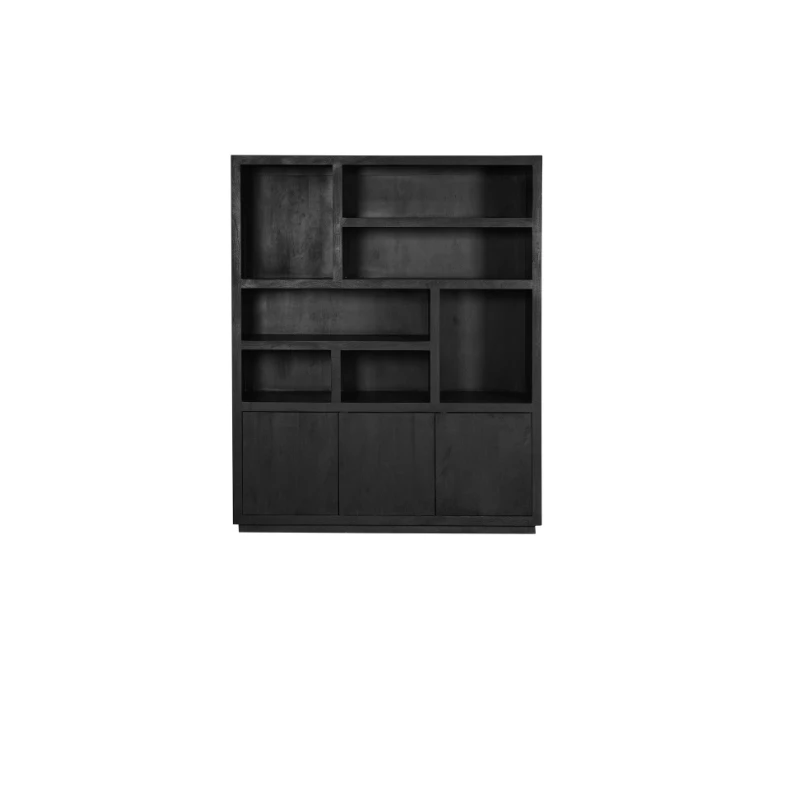Boekenkast Brussels Black XL | 160 cm by Starfurn