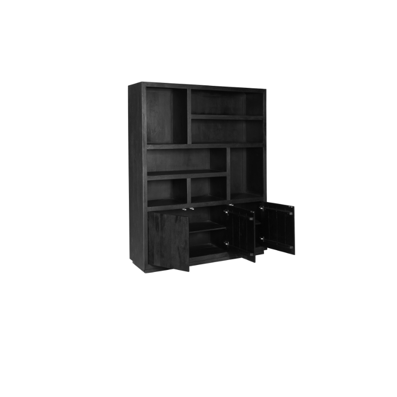 Boekenkast Brussels Black XL | 160 cm - depauwwonen
