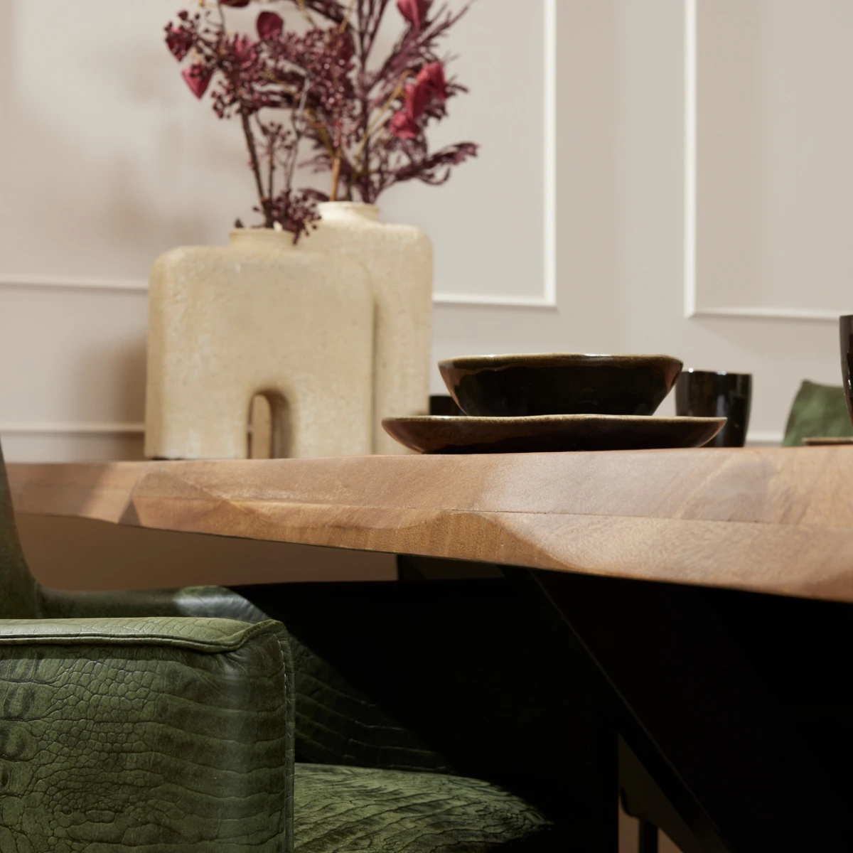 Boomstam eettafel Boston | 300 cm by Starfurn