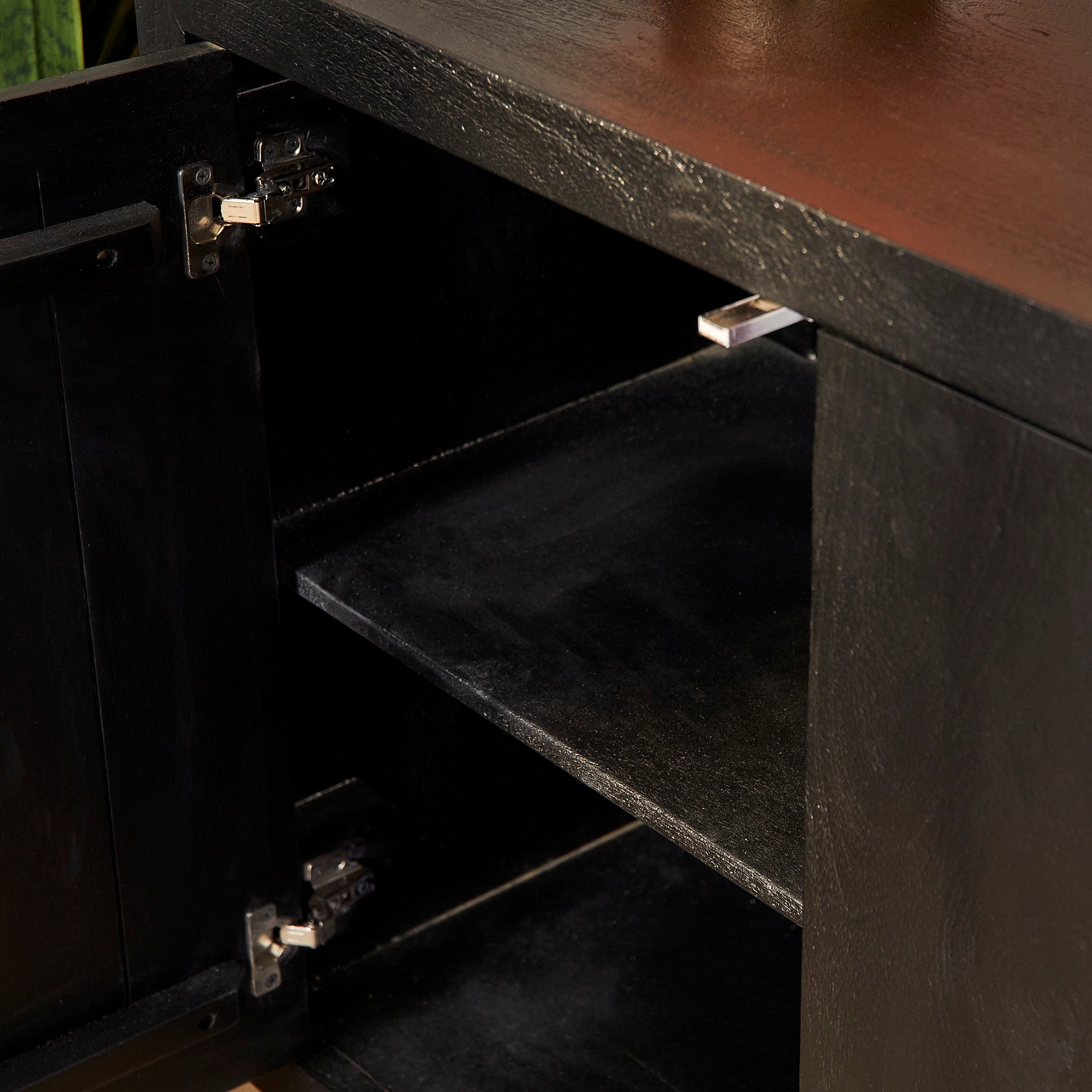 Dressoir Brussel Zwart 4 deuren | 200 cm - depauwwonen