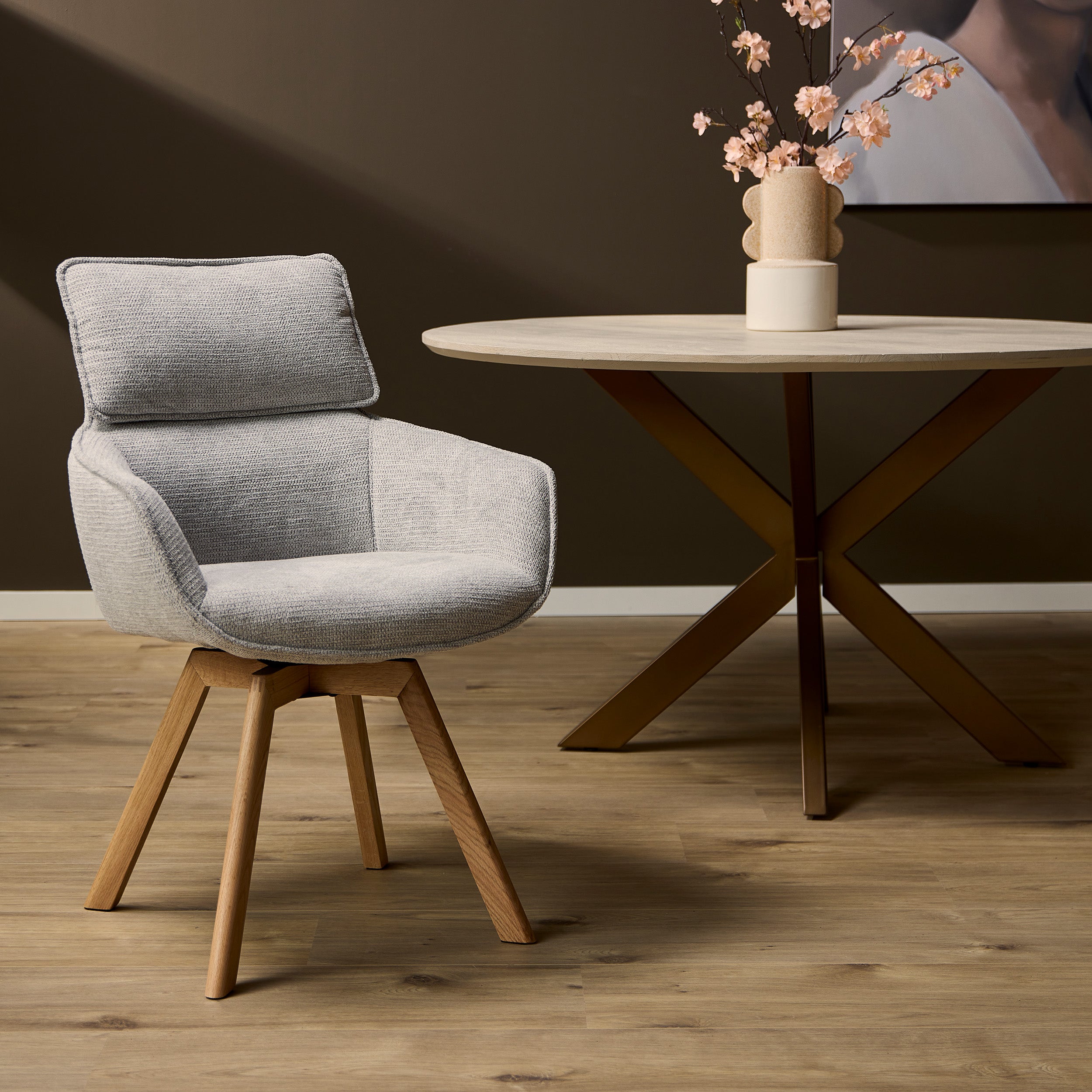 Eetkamerstoel Jona | Taupe - depauwwonen