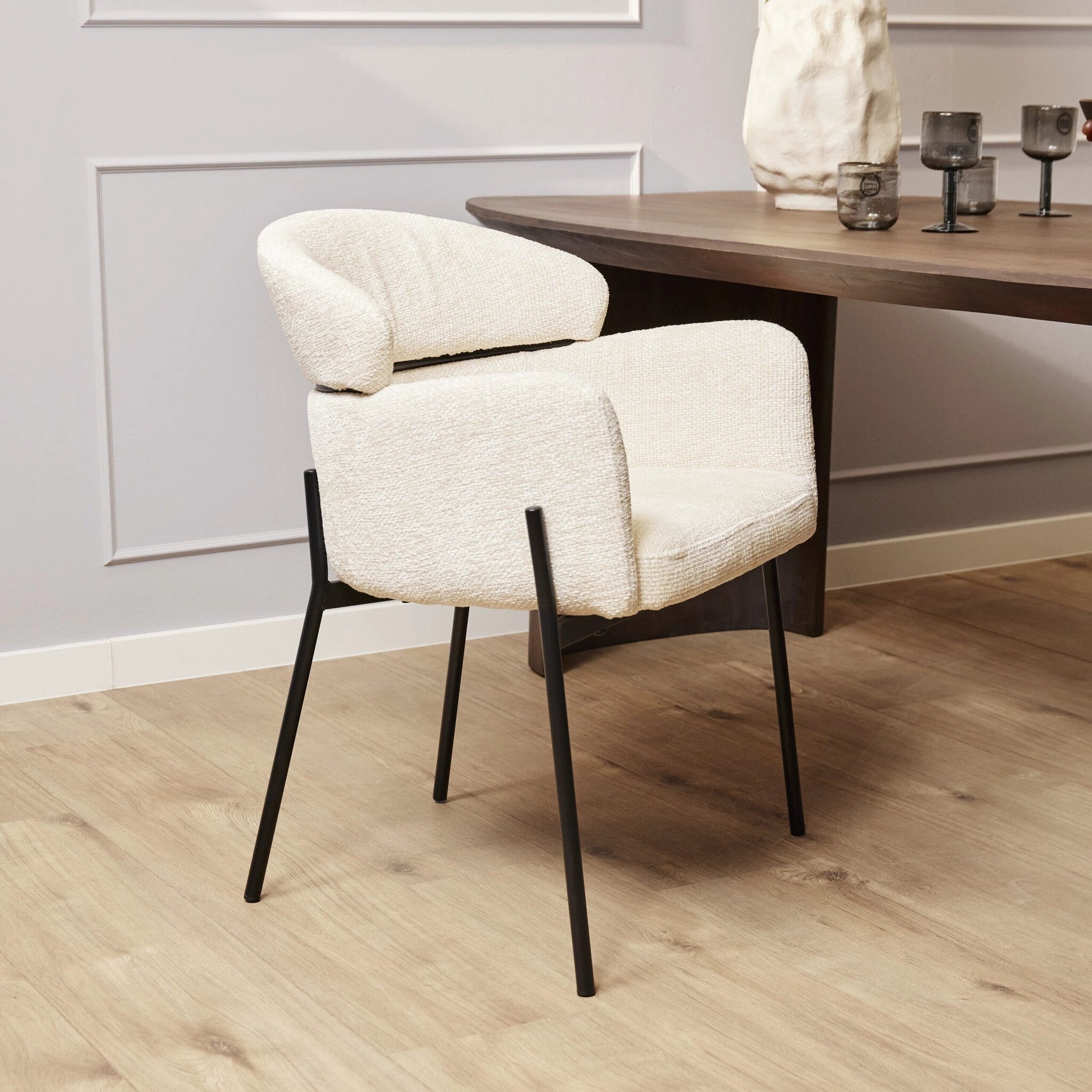 Eetkamerstoel Otis | Wit | Set van 2 by Starfurn