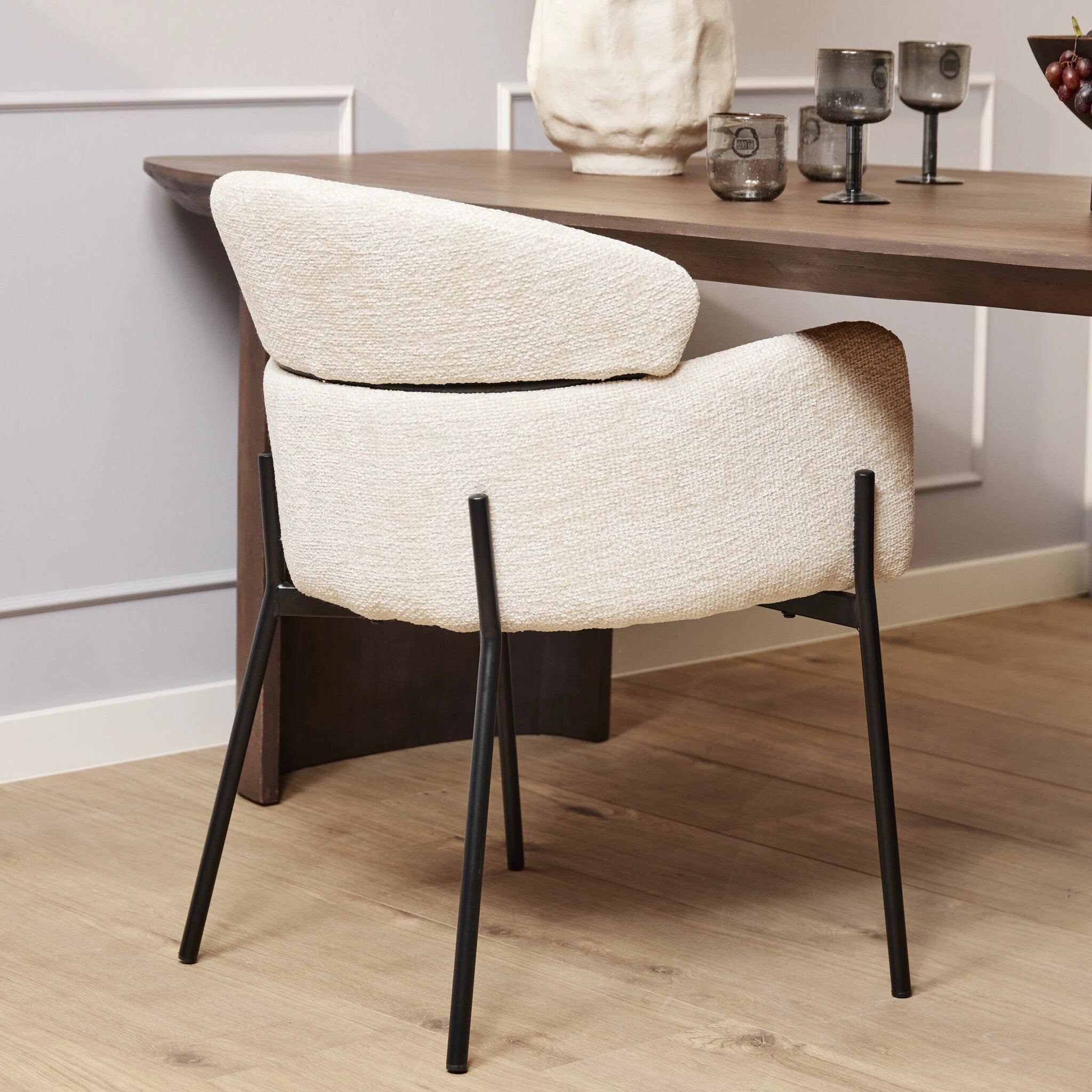 Eetkamerstoel Otis | Wit | Set van 2 by Starfurn