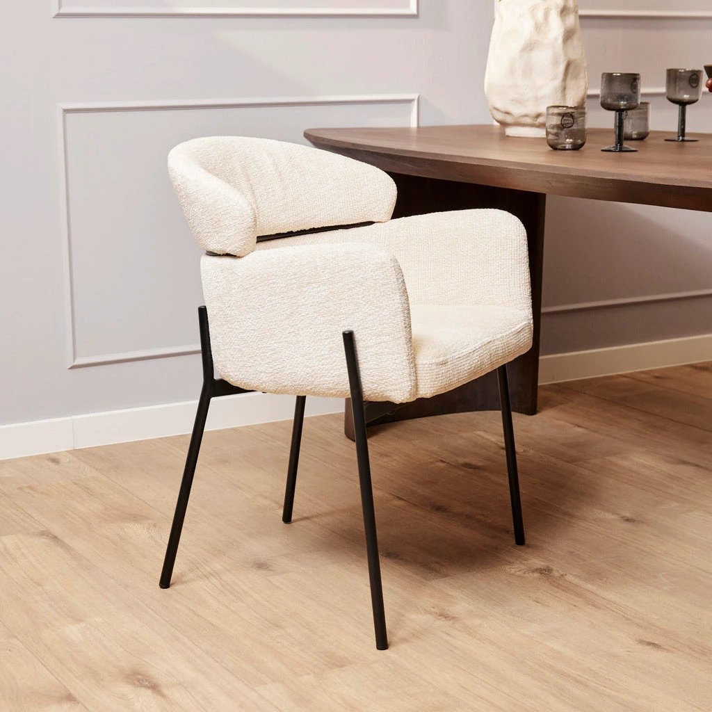 Eetkamerstoel Otis | Wit | Set van 2 by Starfurn