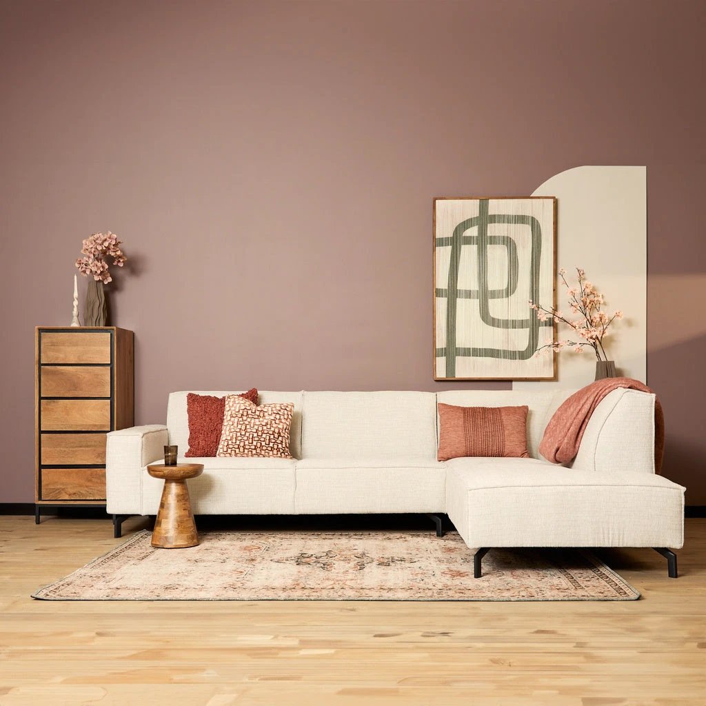MySofa Floris | 2,5 zits + Divan Rechts | Beige | Baltimore by Starfurn