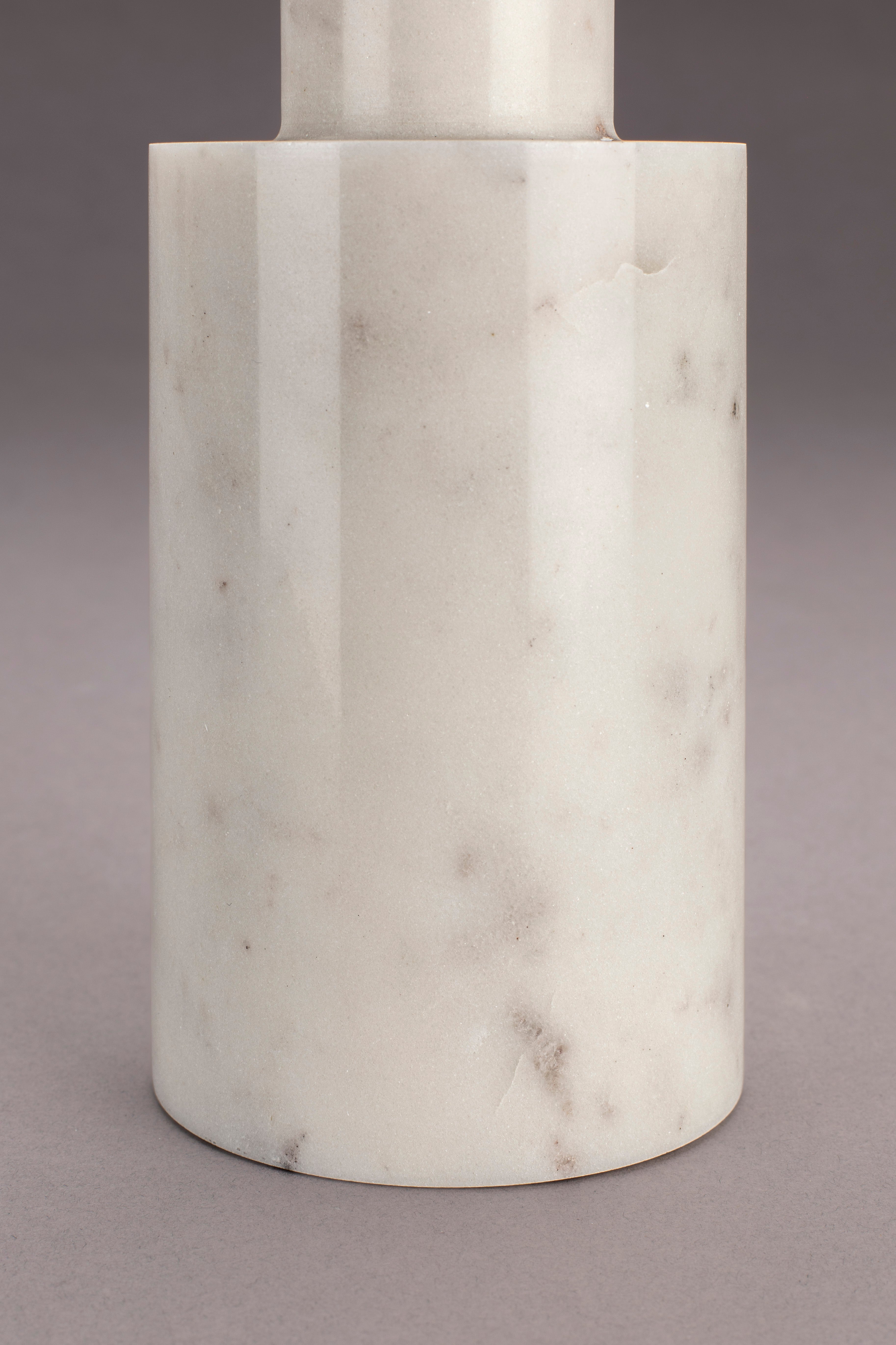 Candle Holder Paros White