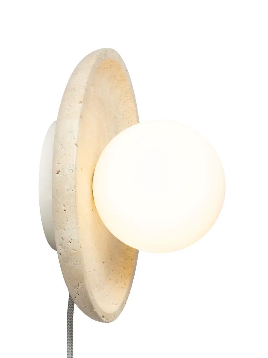 it's about RoMi Tivoli Wandlamp - Wit - Ø25 cm by it's about RoMi