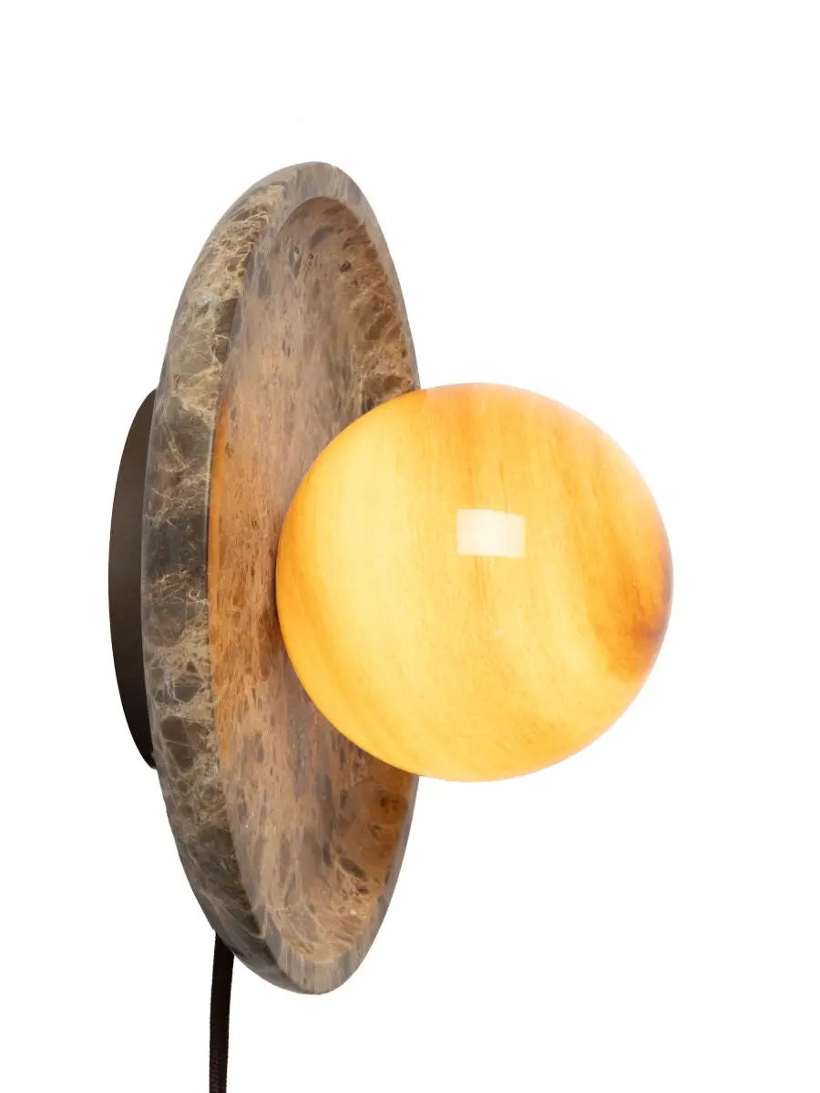 it's about RoMi Tivoli Wandlamp - Bruin - Ø25 cm by it's about RoMi