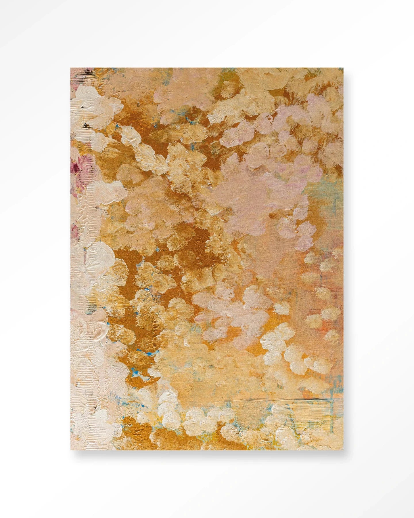 Moderne Urban Cotton wanddecoratie met kunstprint, glaskunst en wandkleed met kleurrijk abstract ontwerp