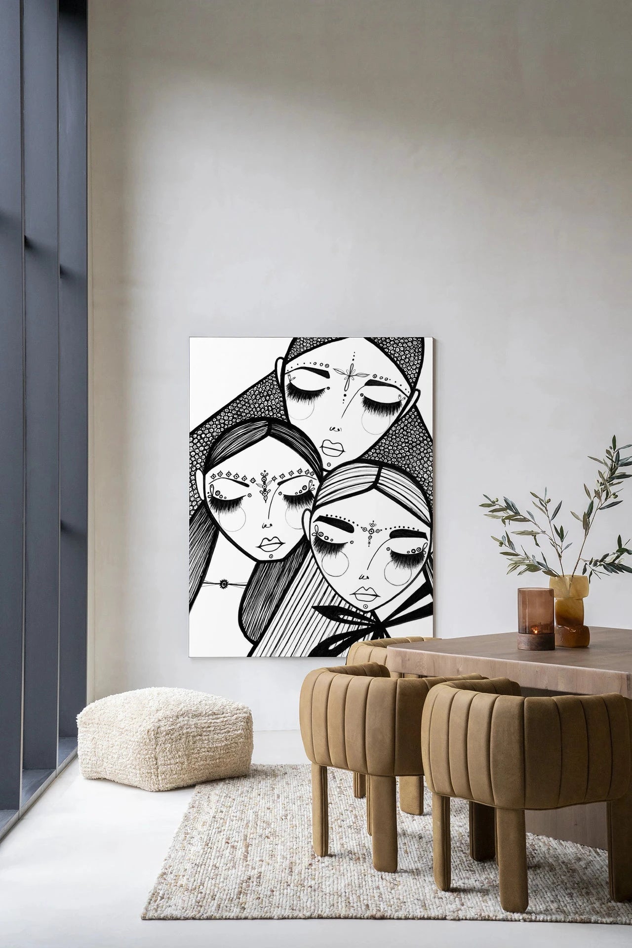 Close - Moderne Wanddecoratie | Artprint, Glass Art & Wandkleed by Urban Cotton