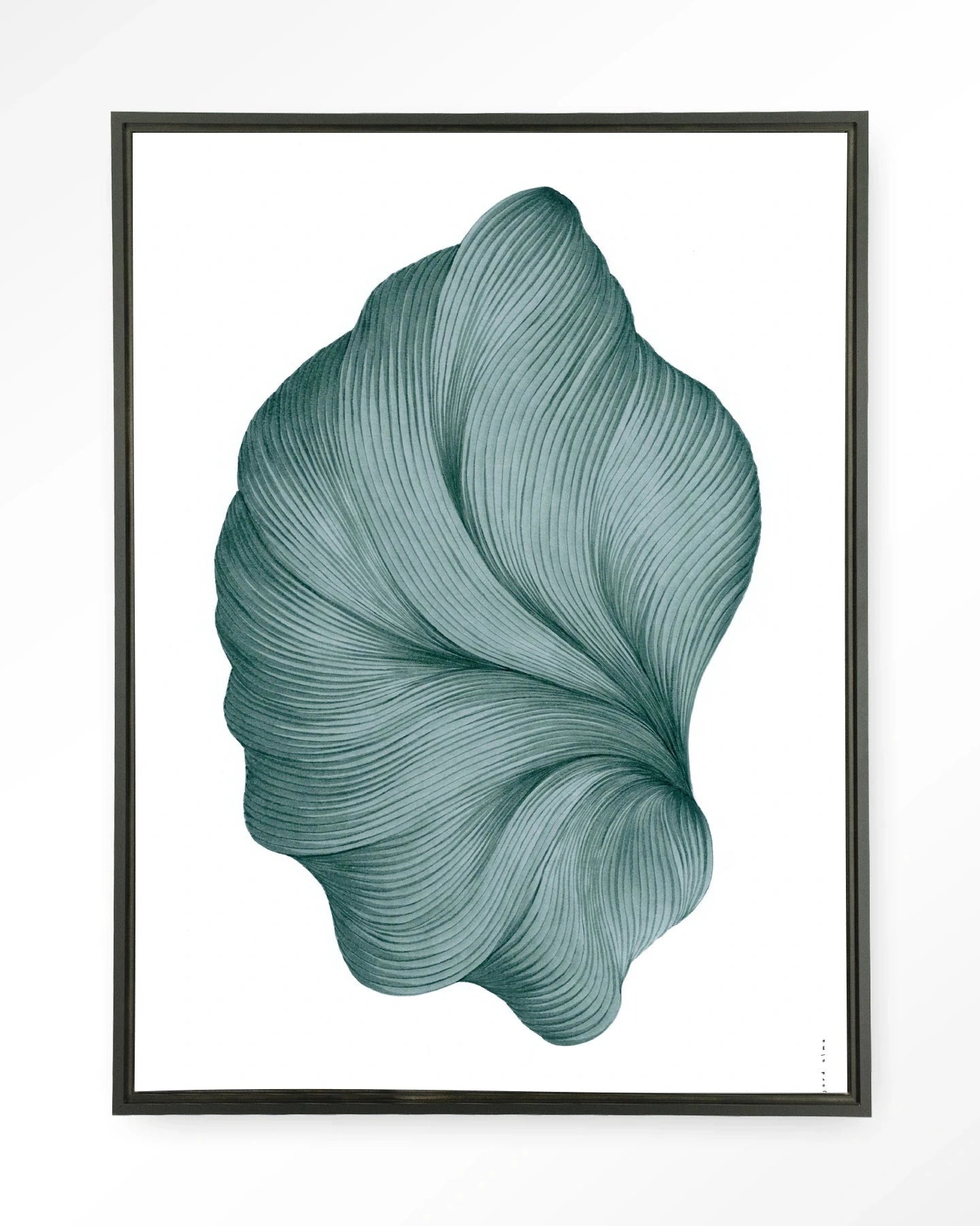 Moderne wanddecoratie van Urban Cotton, kunstprint en wandkleed met zwart frame voor een stijlvolle muurversiering