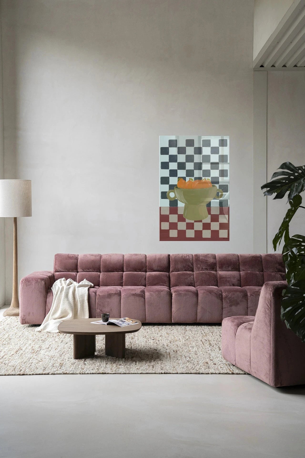 Moderne wanddecoratie van Urban Cotton, glaskunst en artprint uit de Eclectic Series 2 voor een eigentijdse uitstraling.