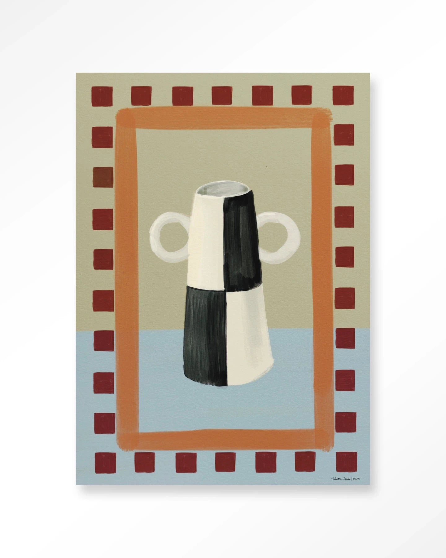 Modern kunstwanddecoratie van Urban Cotton, Eclectic Series 3, met artprint, glas en wandkleed voor stijlvolle interieuraccenten