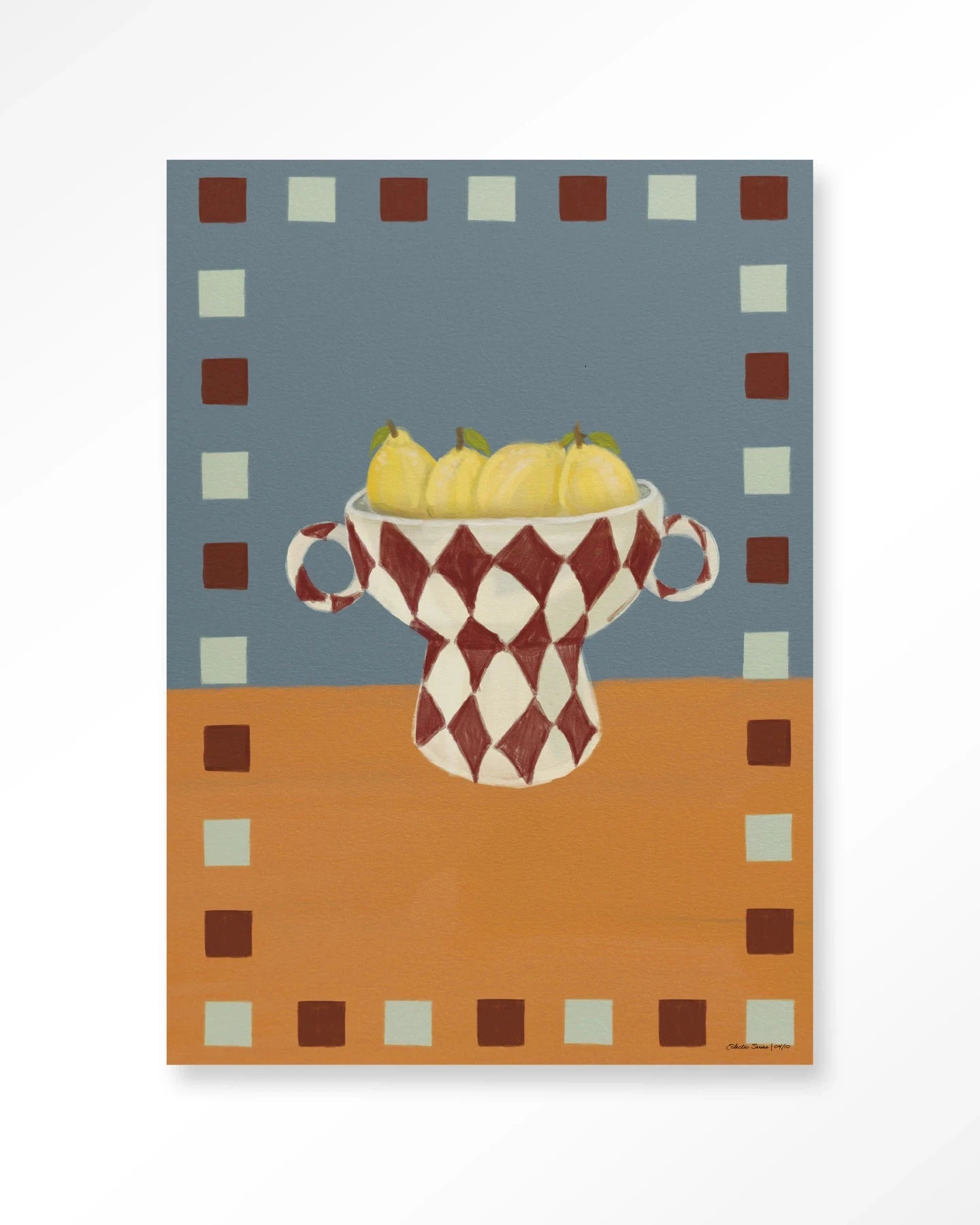 Moderne wanddecoratie van Urban Cotton, eclectisch kunstprint met glas en wandkleed voor een stijlvolle interieuraccent.