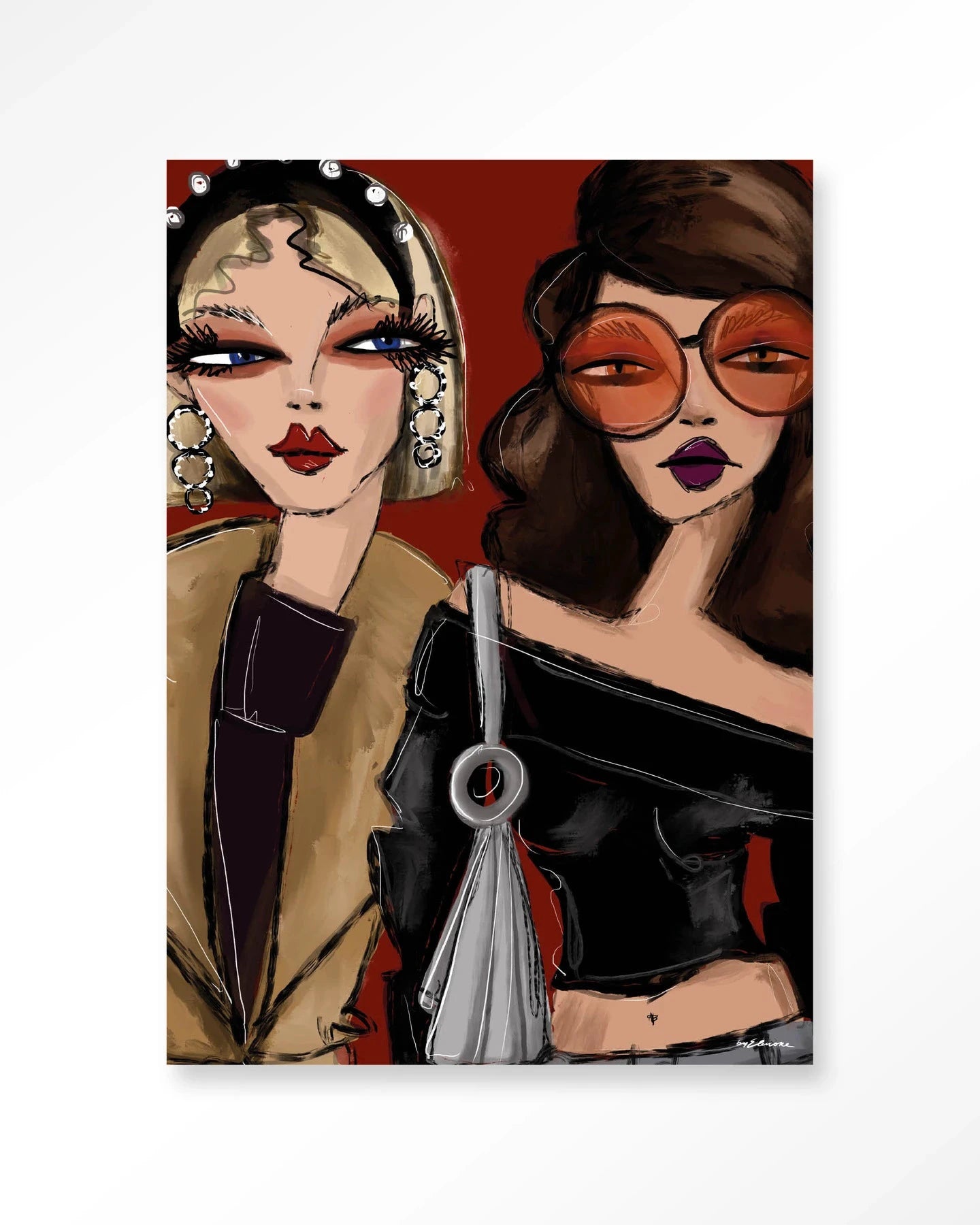Fall Friends - Moderne Wanddecoratie | Artprint, Glass Art & Wandkleed by Urban Cotton