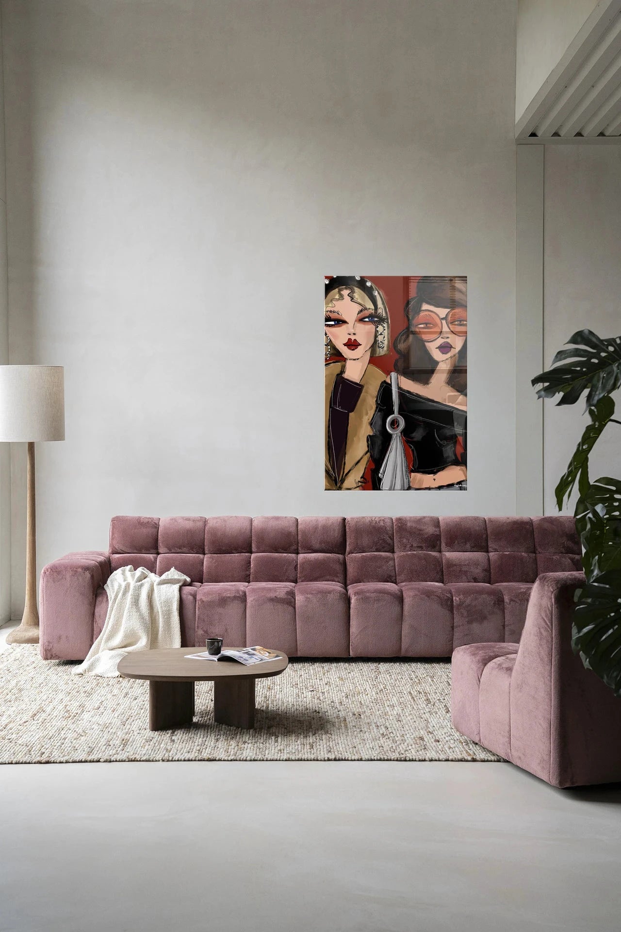 Fall Friends - Moderne Wanddecoratie | Artprint, Glass Art & Wandkleed by Urban Cotton