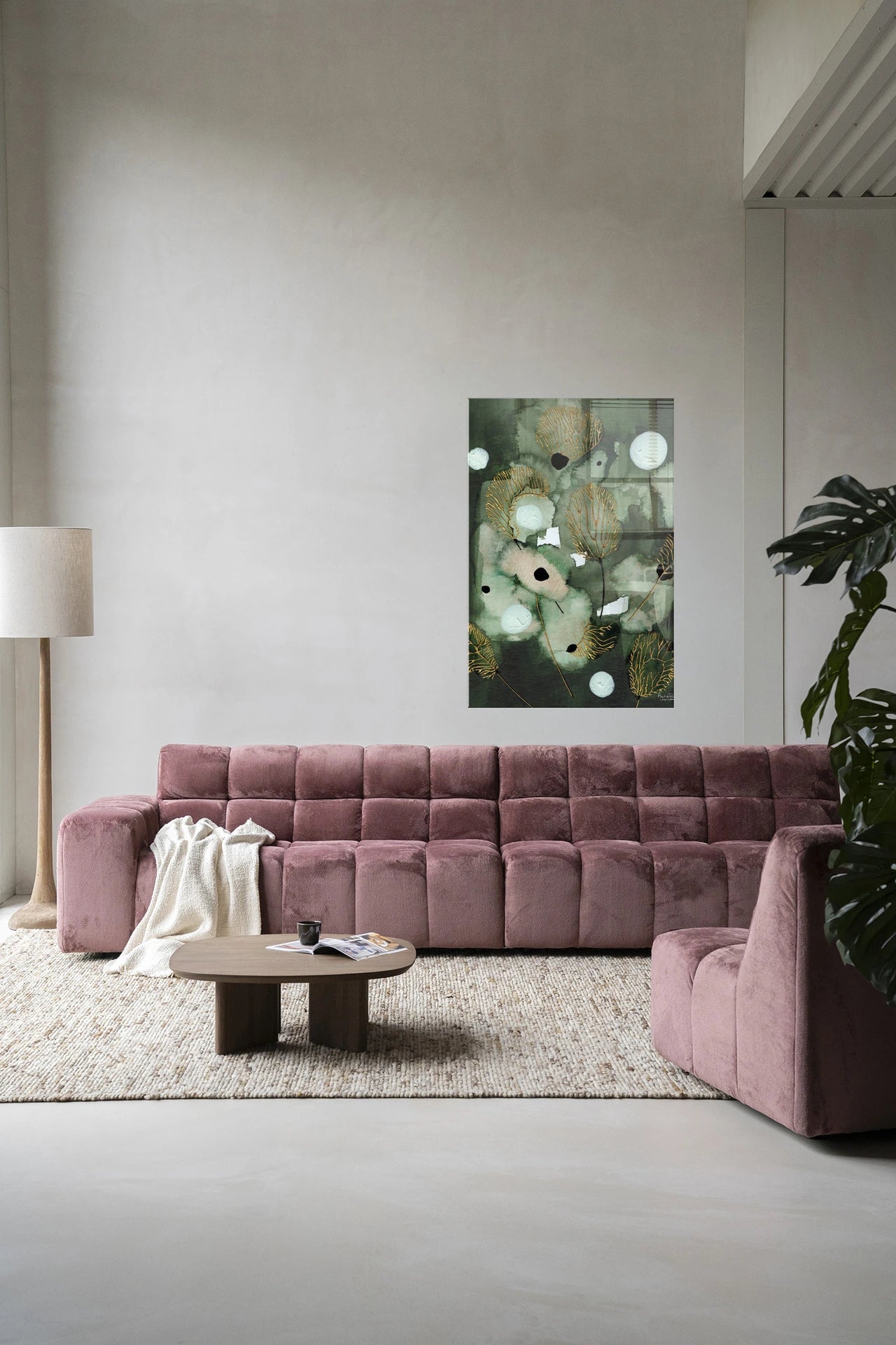 Forest Flower - Moderne Wanddecoratie | Artprint, Glass Art & Wandkleed by Urban Cotton
