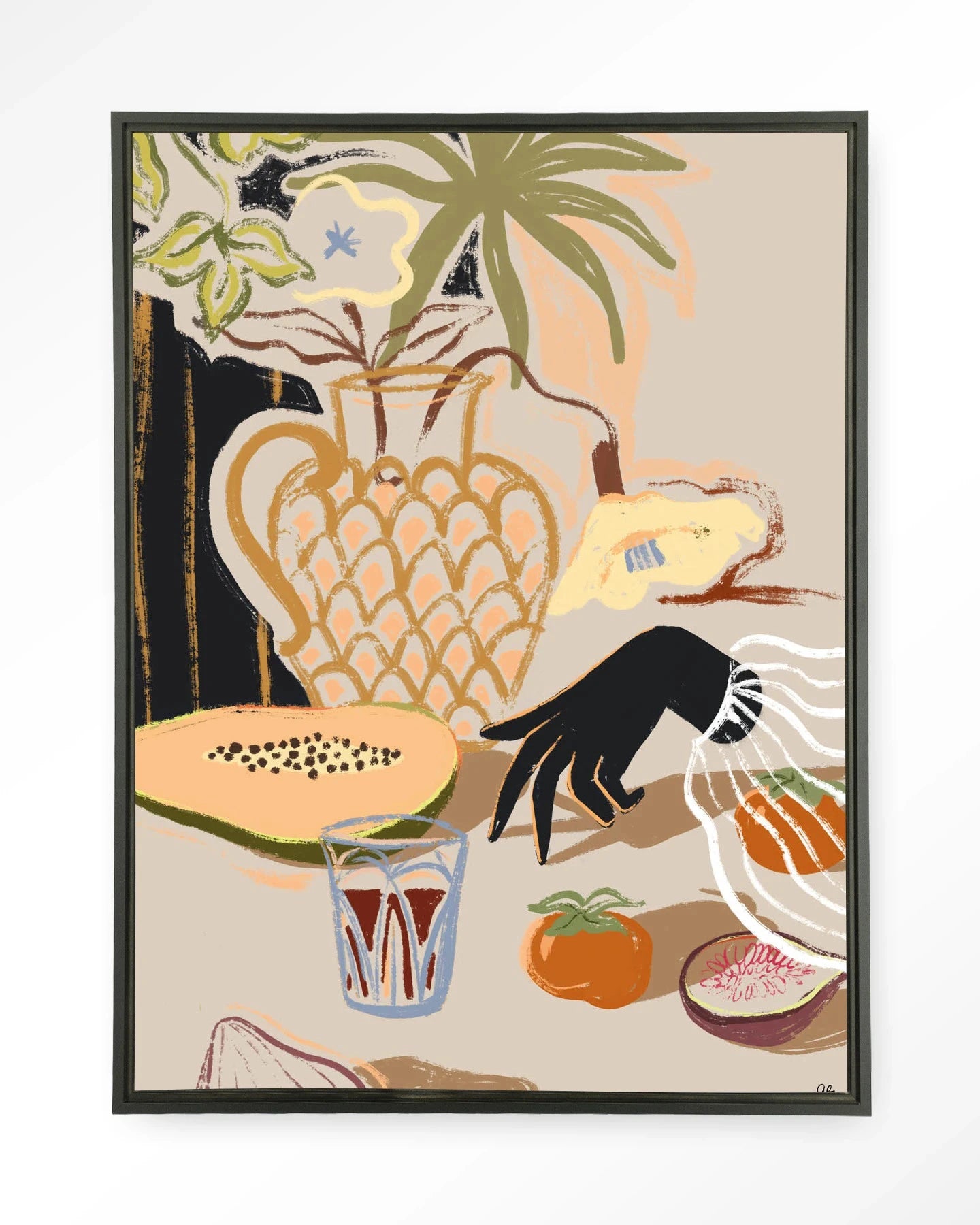Fruitful Spread - Moderne Wanddecoratie | Artprint, Glass Art & Wandkleed by Urban Cotton