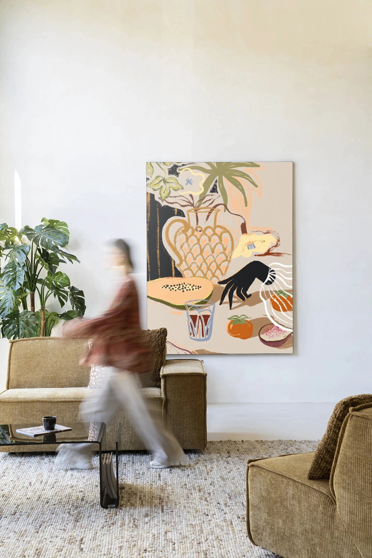 Fruitful Spread - Moderne Wanddecoratie | Artprint, Glass Art & Wandkleed by Urban Cotton