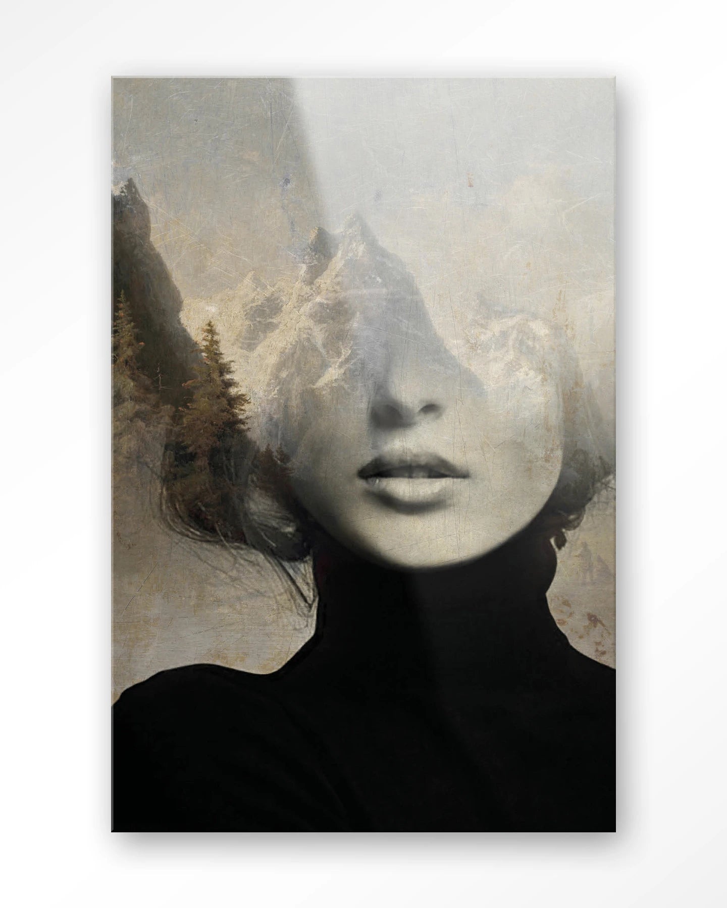 Head In The Sky - Moderne Wanddecoratie | Artprint, Glass Art & Wandkleed by Urban Cotton