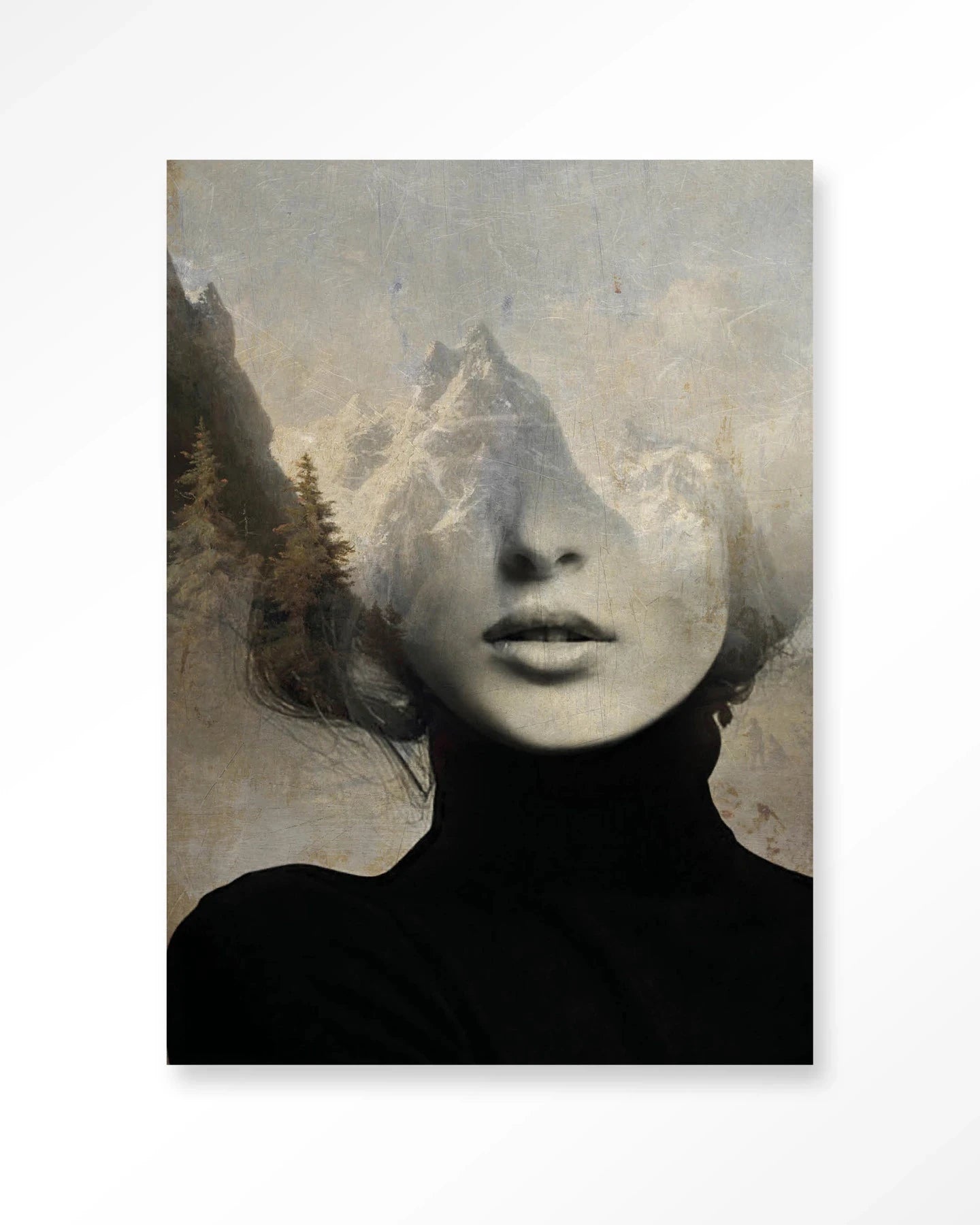 Head In The Sky - Moderne Wanddecoratie | Artprint, Glass Art & Wandkleed by Urban Cotton