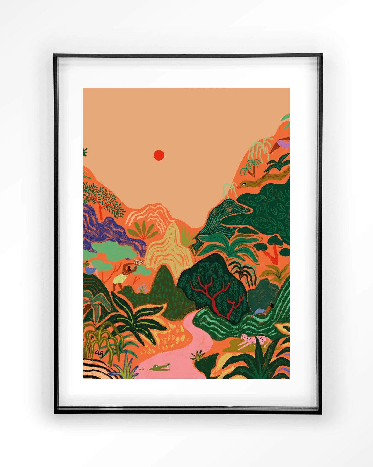 Hidden Paradise - Moderne Wanddecoratie | Artprint, Glass Art & Wandkleed by Urban Cotton