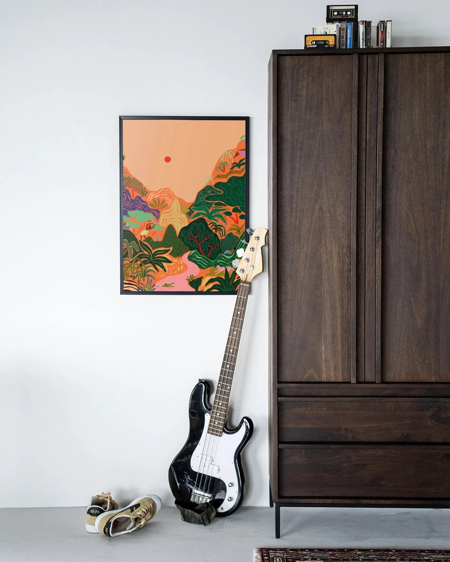 Hidden Paradise - Moderne Wanddecoratie | Artprint, Glass Art & Wandkleed by Urban Cotton