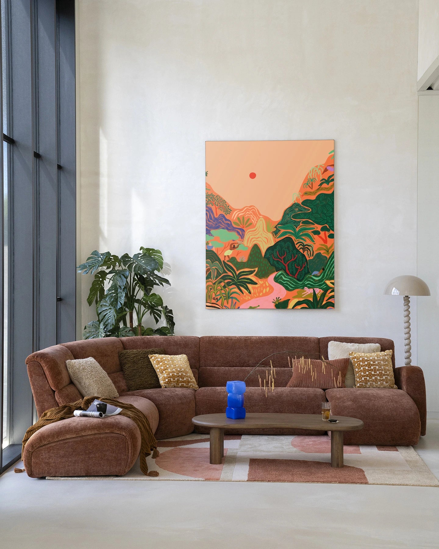 Hidden Paradise - Moderne Wanddecoratie | Artprint, Glass Art & Wandkleed by Urban Cotton