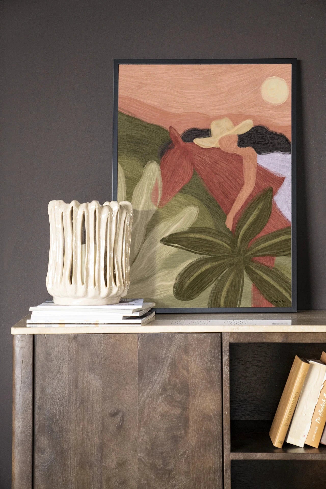 Horse Sunset - Moderne Wanddecoratie | Artprint, Glass Art & Wandkleed by Urban Cotton