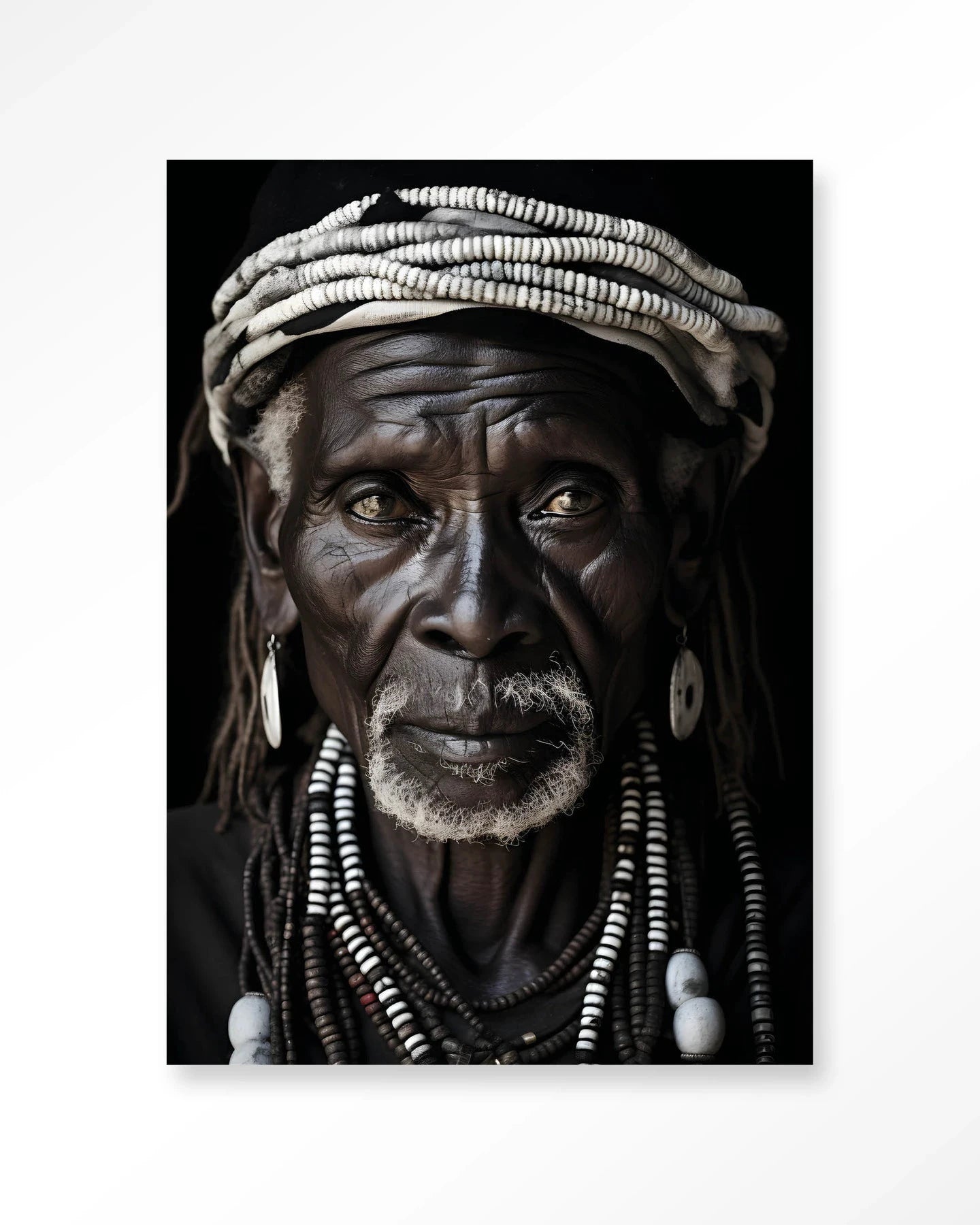 Moderne Kabila wanddecoratie van Urban Cotton met artprint, glas art en wandkleed, kleurrijk en abstract kunstwerk voor aan de muur.