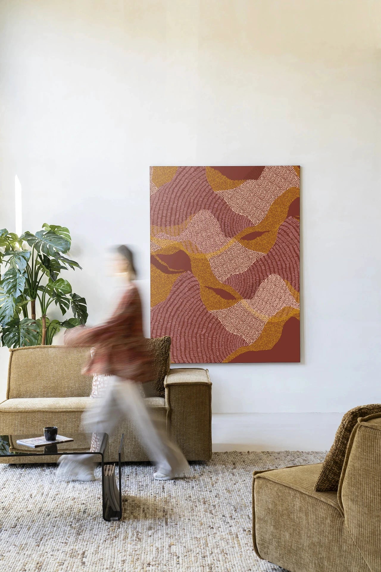 La Ondas - Moderne Wanddecoratie | Artprint, Glass Art & Wandkleed by Urban Cotton