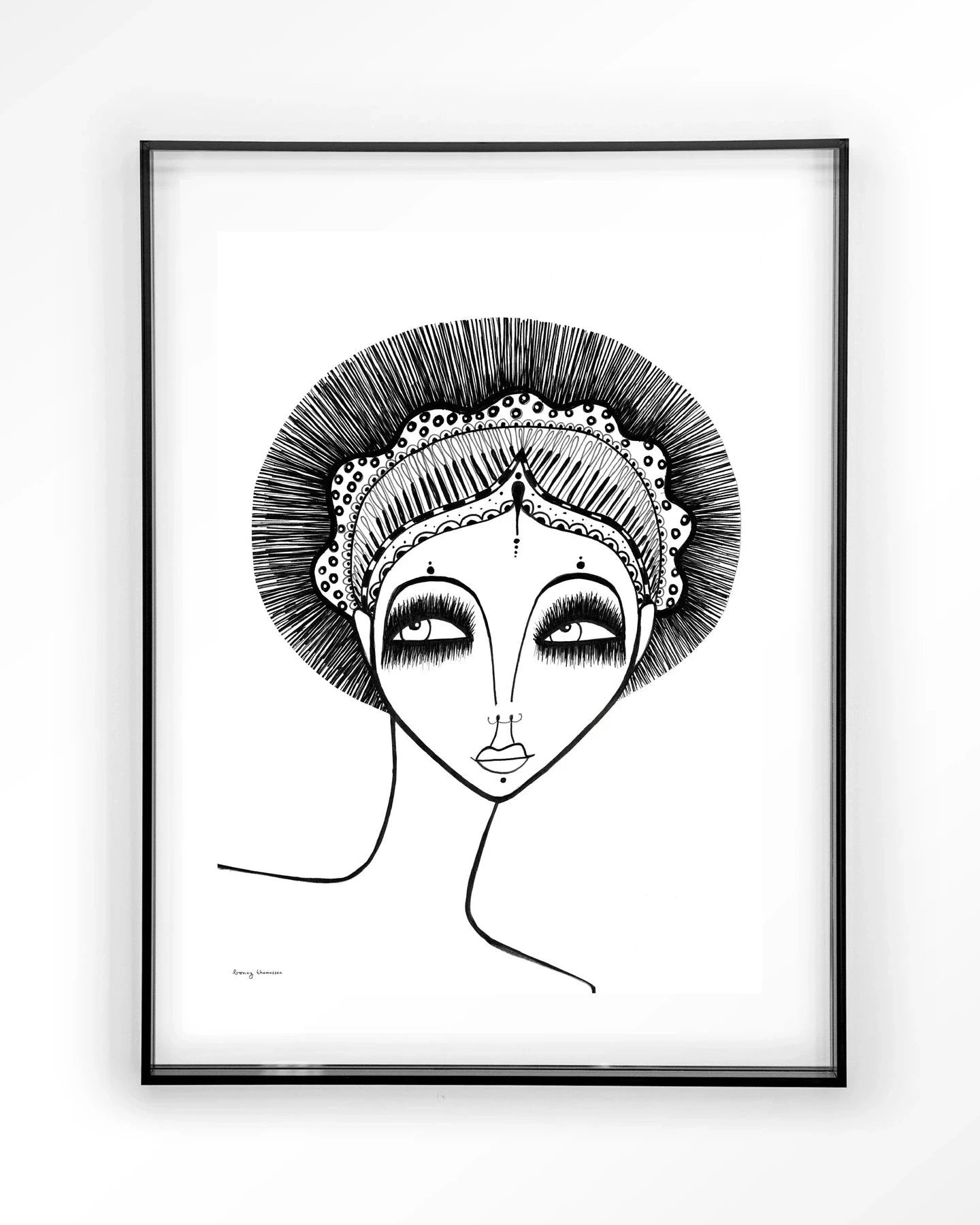 Leyla - Moderne Wanddecoratie | Artprint, Glass Art & Wandkleed by Urban Cotton