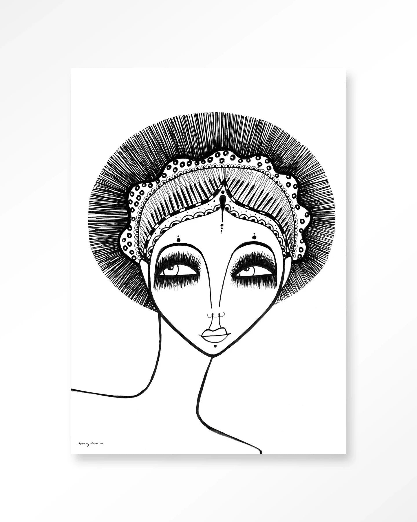 Leyla - Moderne Wanddecoratie | Artprint, Glass Art & Wandkleed by Urban Cotton